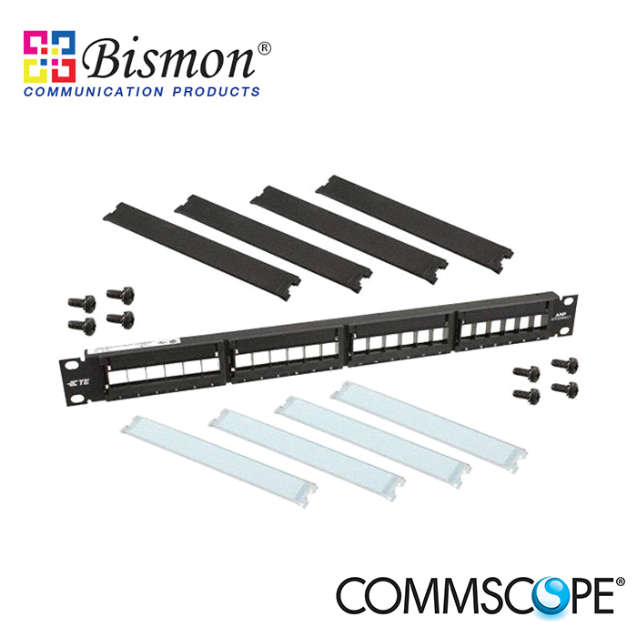 Commscope-MM-FALT-SL-Series-24P-Unload-1U-Patch-Panel-without-Jack